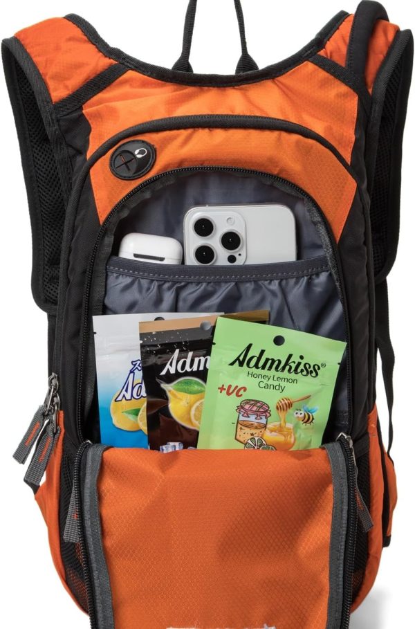 15L Insulated Hydration Backpack Pack with 2L Water Bladder Lightweight Hiking Backpack Bag for Women Men Daypack for Hiking Running Festival Camping Biking - Image 8