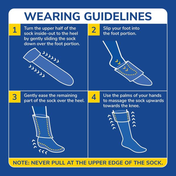 Women Graduated Compression (1pk) Socks, Multi-colored, Women s Shoe Size 4-10 US - Image 4